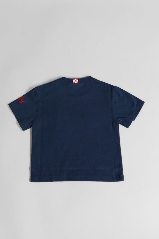 T-shirt Mc2 Saint Barth blu - Angel Luxury