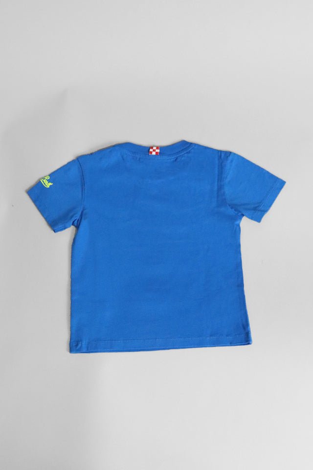 T-shirt Mc2 Saint Barth blu royal - Angel Luxury