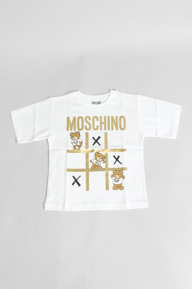 T-shirt Moschino bianca e oro - Angel Luxury