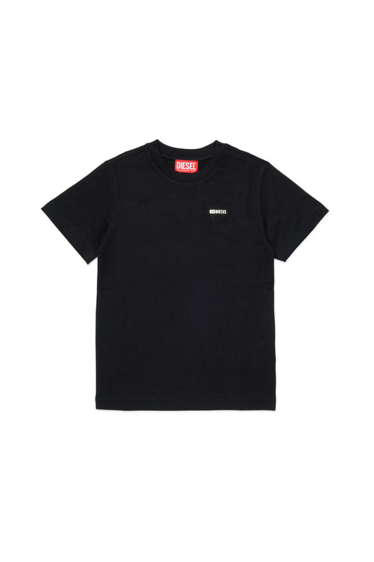 T - SHIRT NERA CON LOGO DIESEL - Angel Luxury