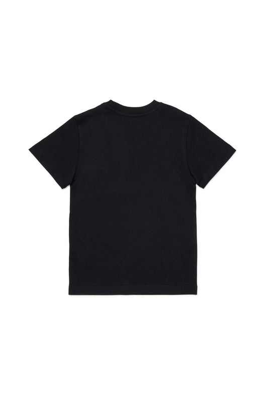 T - SHIRT NERA CON LOGO DIESEL - Angel Luxury