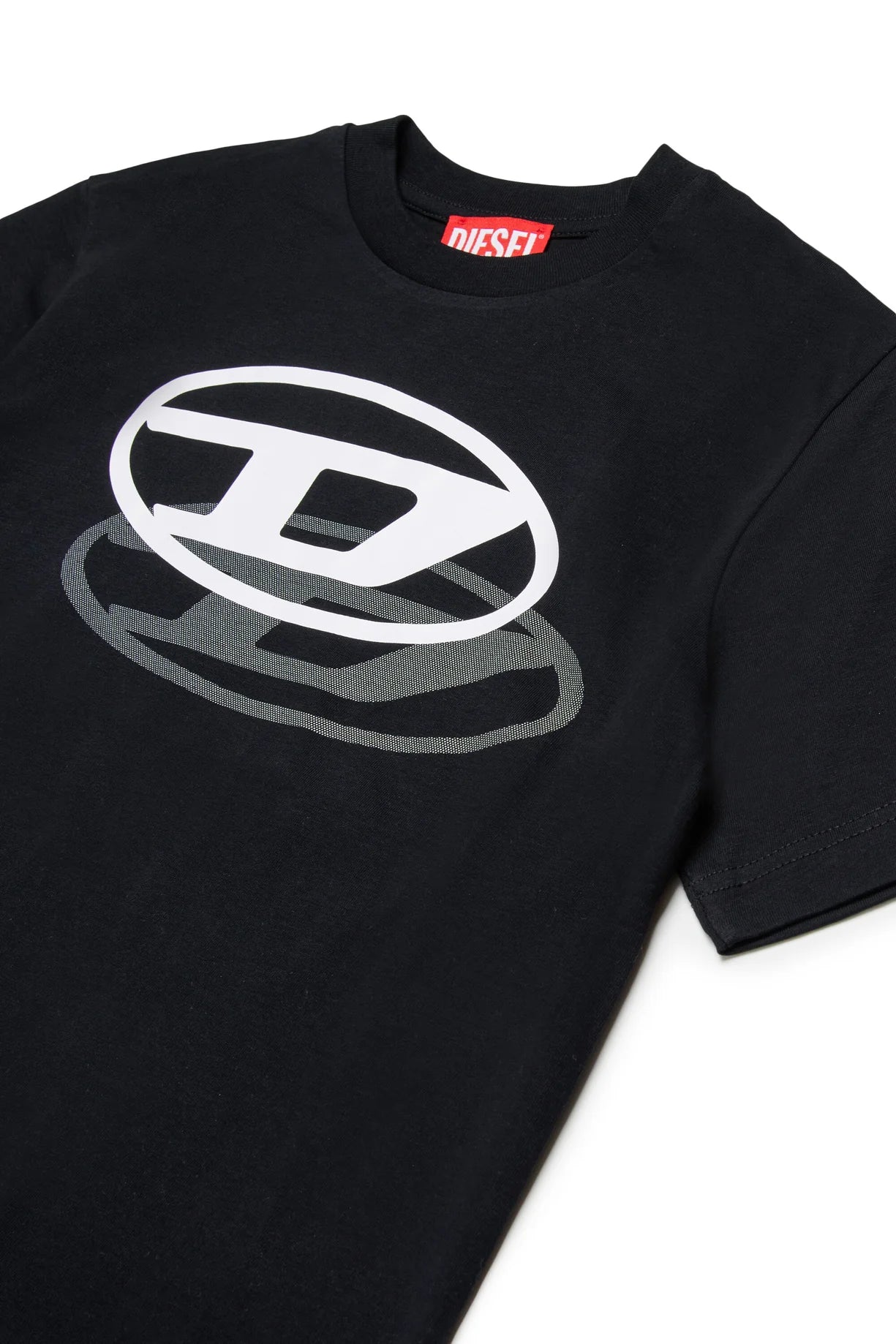 T - SHIRT NERA CON LOGO DIESEL BIANCO - Angel Luxury
