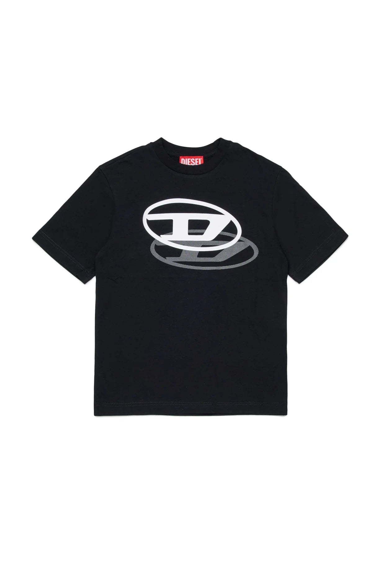 T - SHIRT NERA CON LOGO DIESEL BIANCO - Angel Luxury