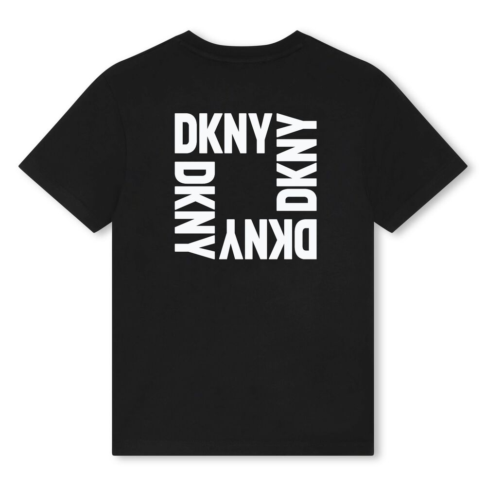 T-SHIRT NERA CON LOGO DKNY - Angel Luxury