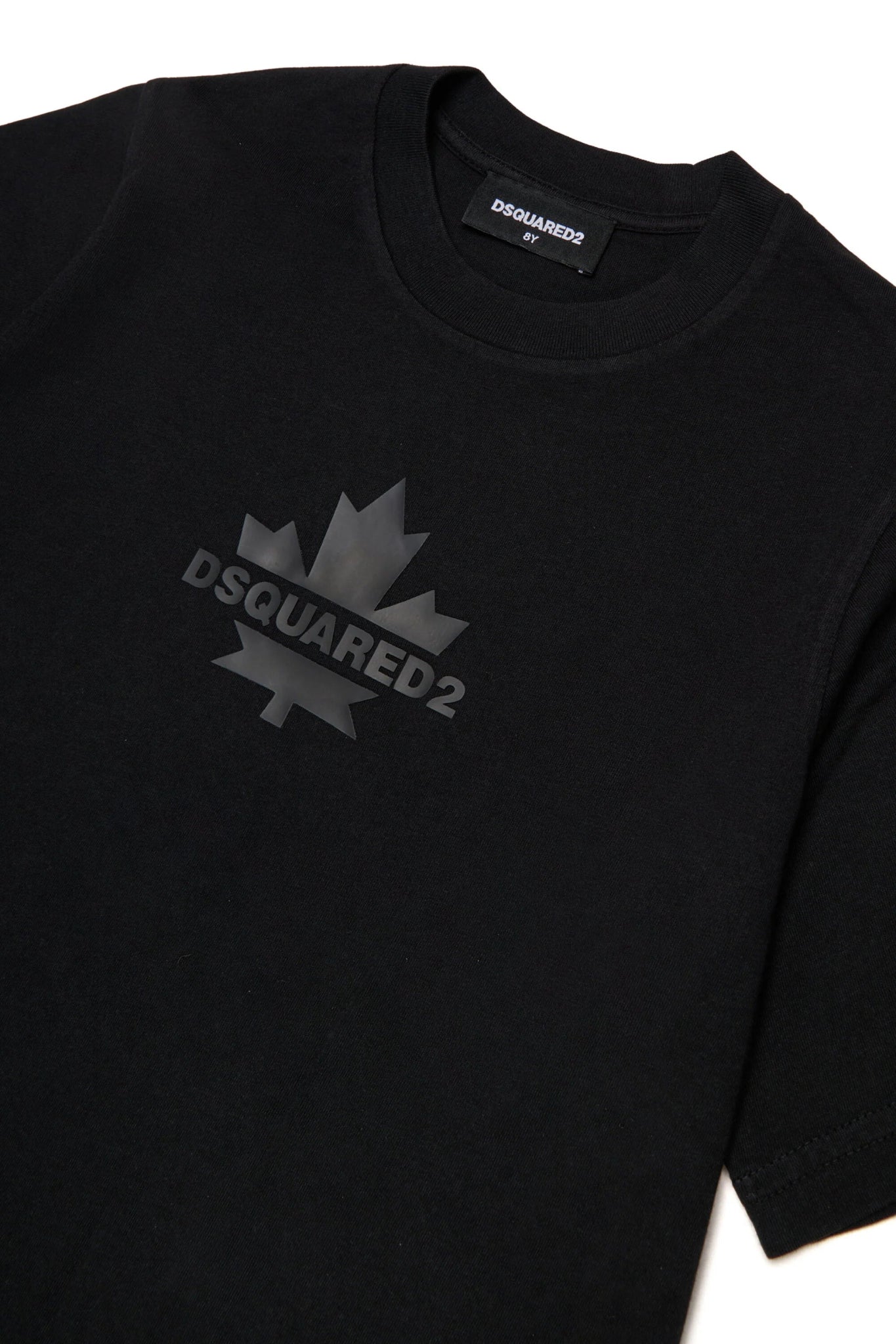 T - SHIRT NERA CON LOGO DSQUARED2 - Angel Luxury