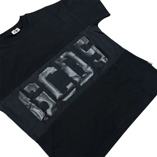 T - SHIRT NERA CON LOGO GCDS NERO LUCIDO - Angel Luxury
