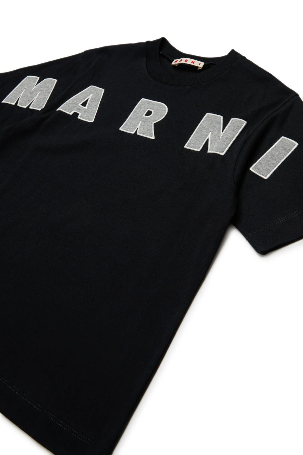 T - SHIRT NERA CON LOGO GRIGIO MARNI - Angel Luxury