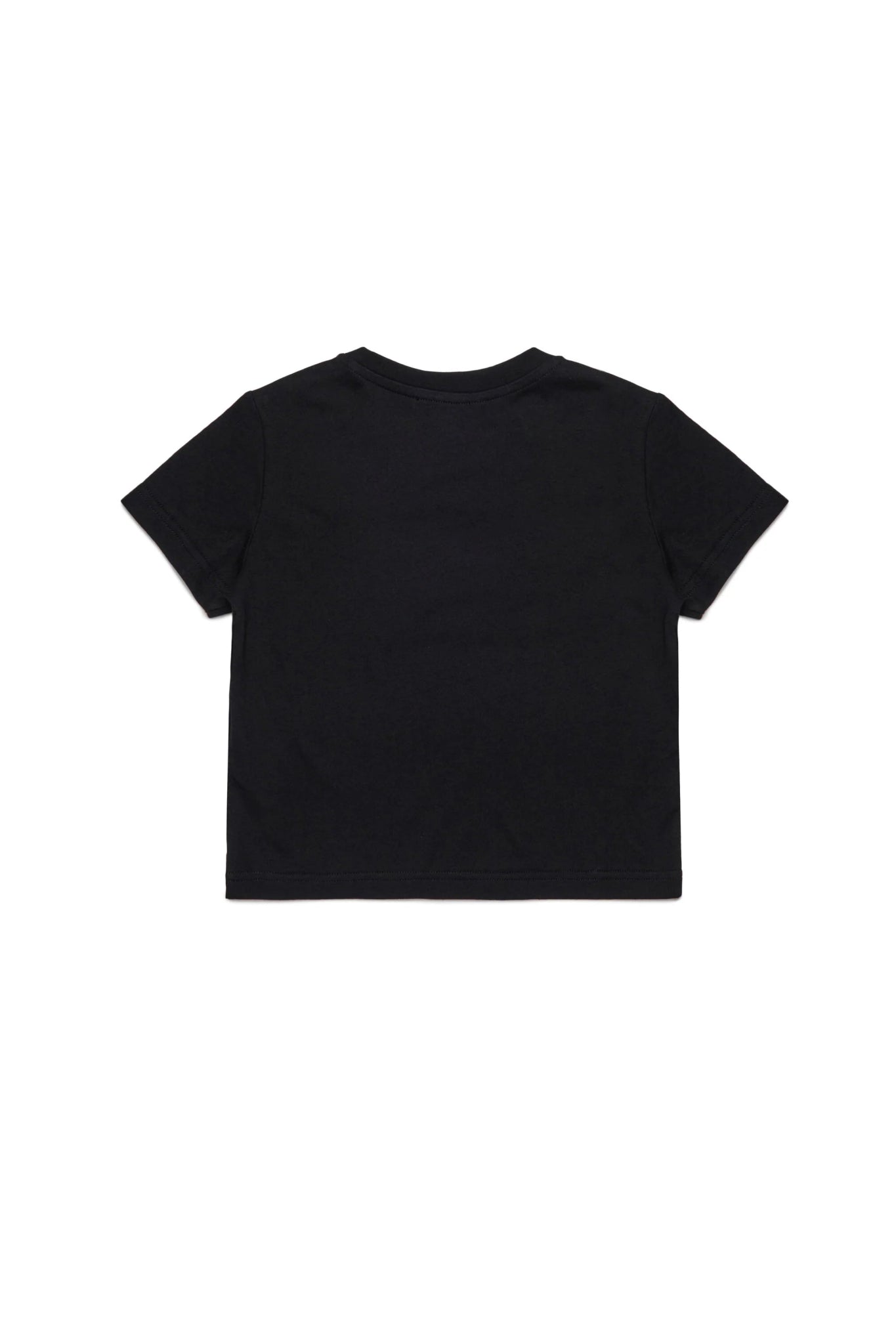 T - SHIRT NERA CON LOGO IN PAILLETTES DIESEL - Angel Luxury