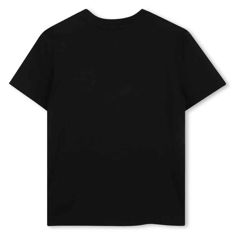 T - SHIRT NERA CON LOGO MARRONE/BIANCO TIMBERLAND - Angel Luxury