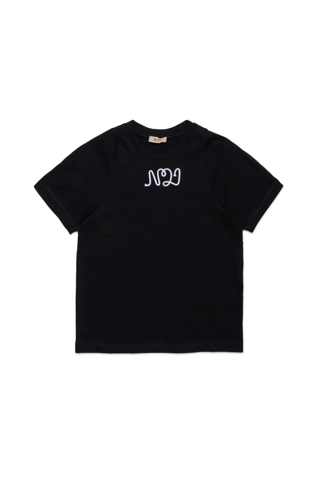 T - SHIRT NERA CON LOGO N21 - Angel Luxury