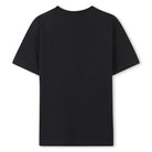 T - SHIRT NERA CON LOGO RICAMATO BIANGO HUGO BOSS - Angel Luxury