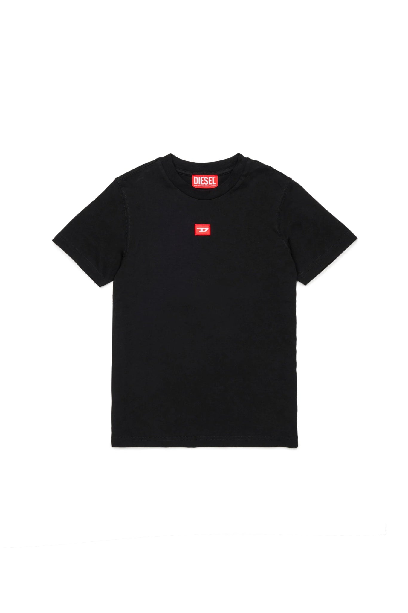 T - SHIRT NERA CON LOGO ROSSO DIESEL - Angel Luxury