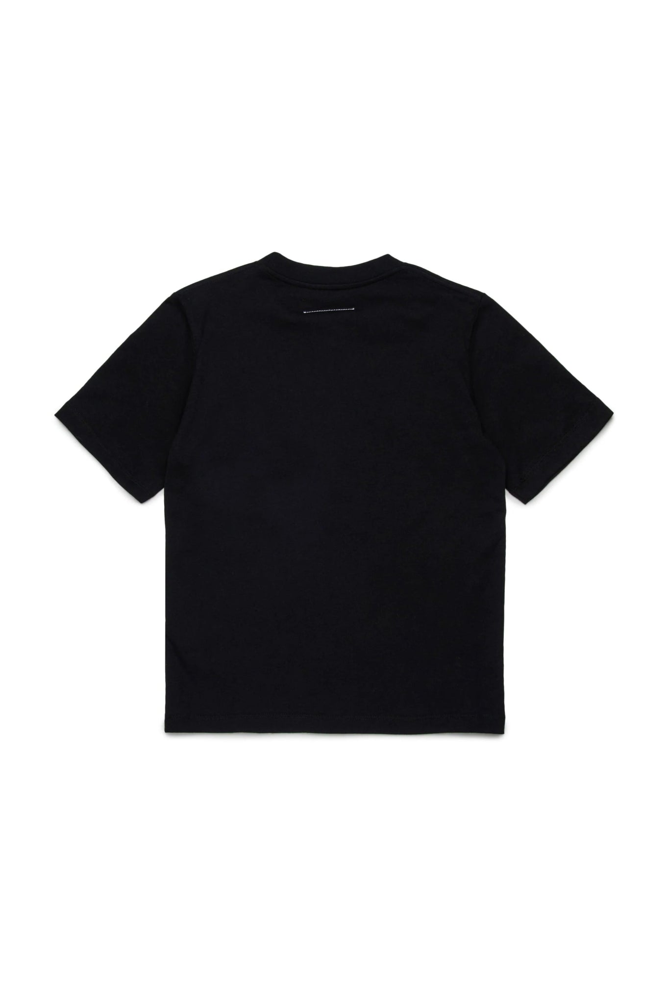 T - SHIRT NERA CON LOGO SCRITTO A MANO MAISON MARGIELA - Angel Luxury