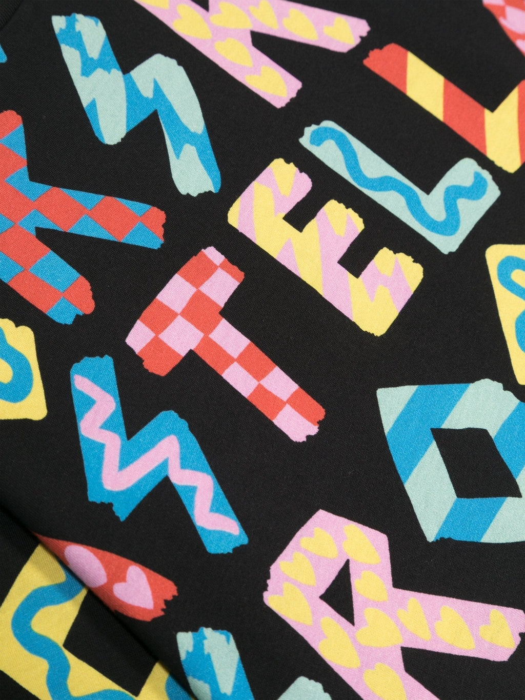 T - SHIRT NERA CON LOGO STELLA MCCARTNEY - Angel Luxury