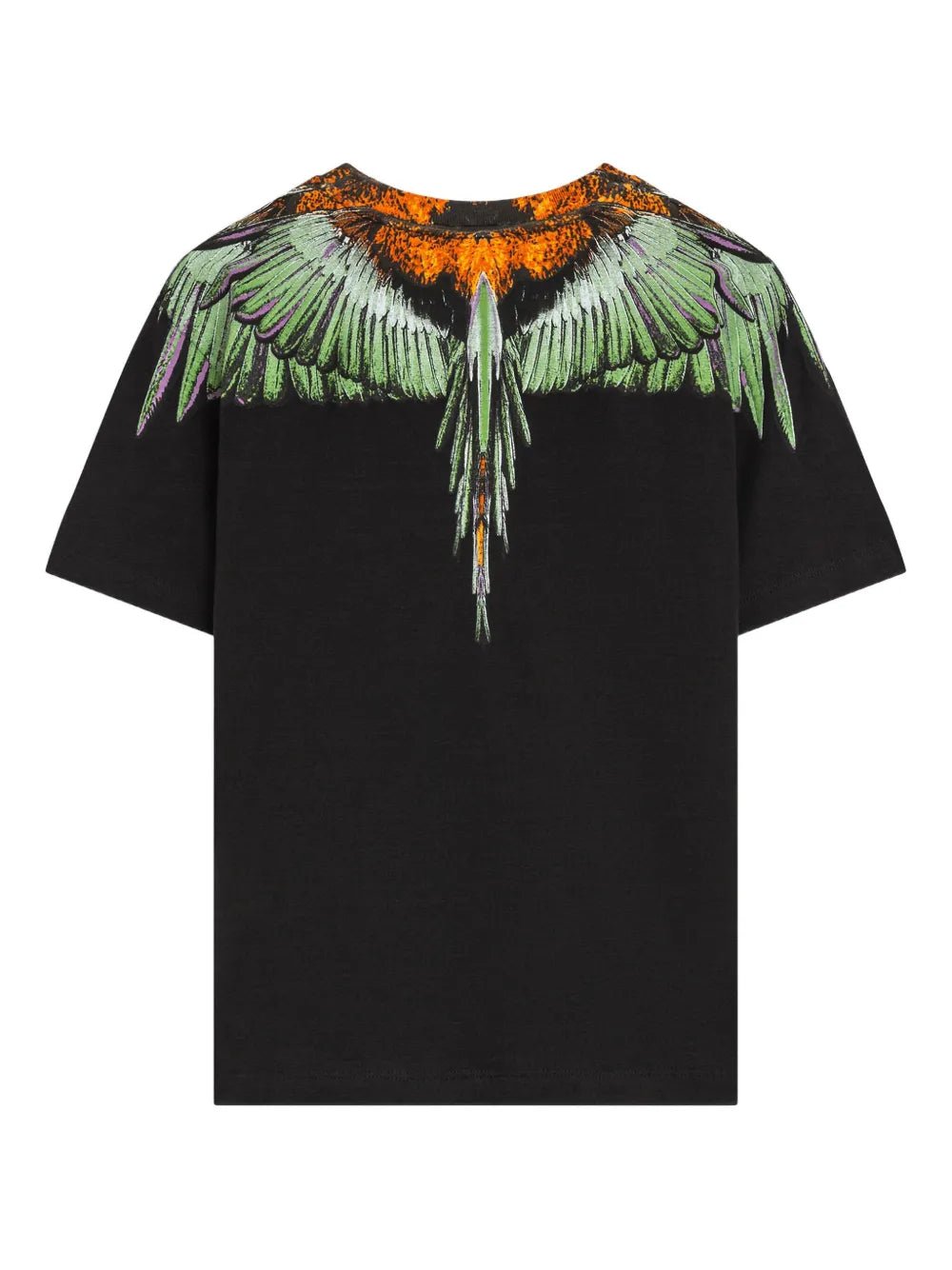 T - SHIRT NERA CON STAMPA ALI MARCELO BURLON - Angel Luxury