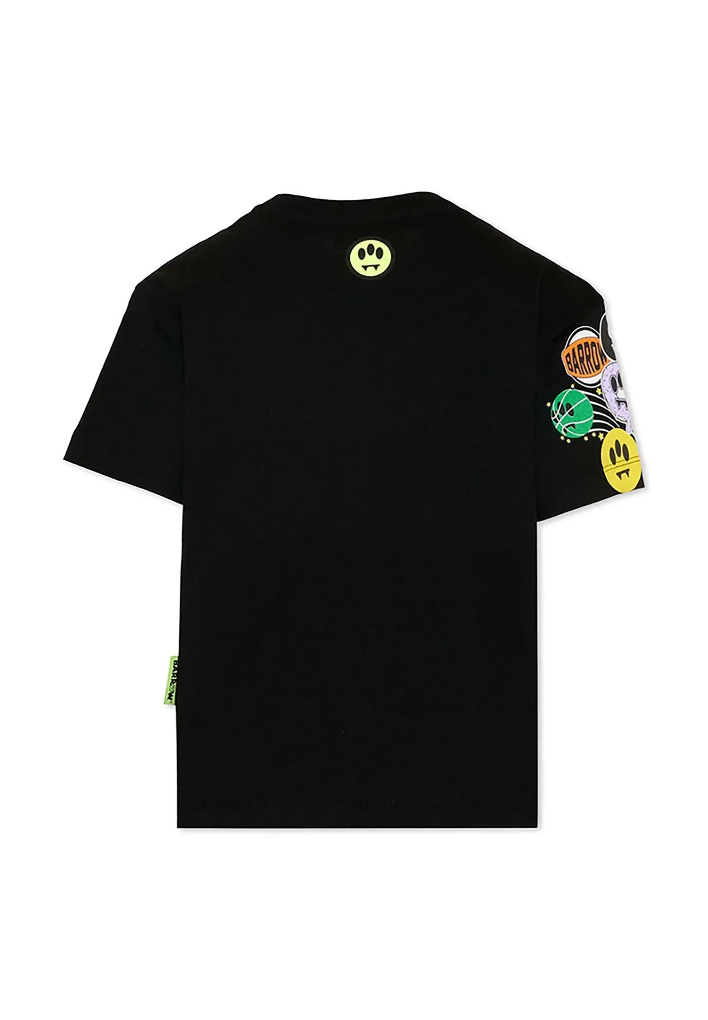 T - SHIRT NERA CON STAMPA BARROW - Angel Luxury