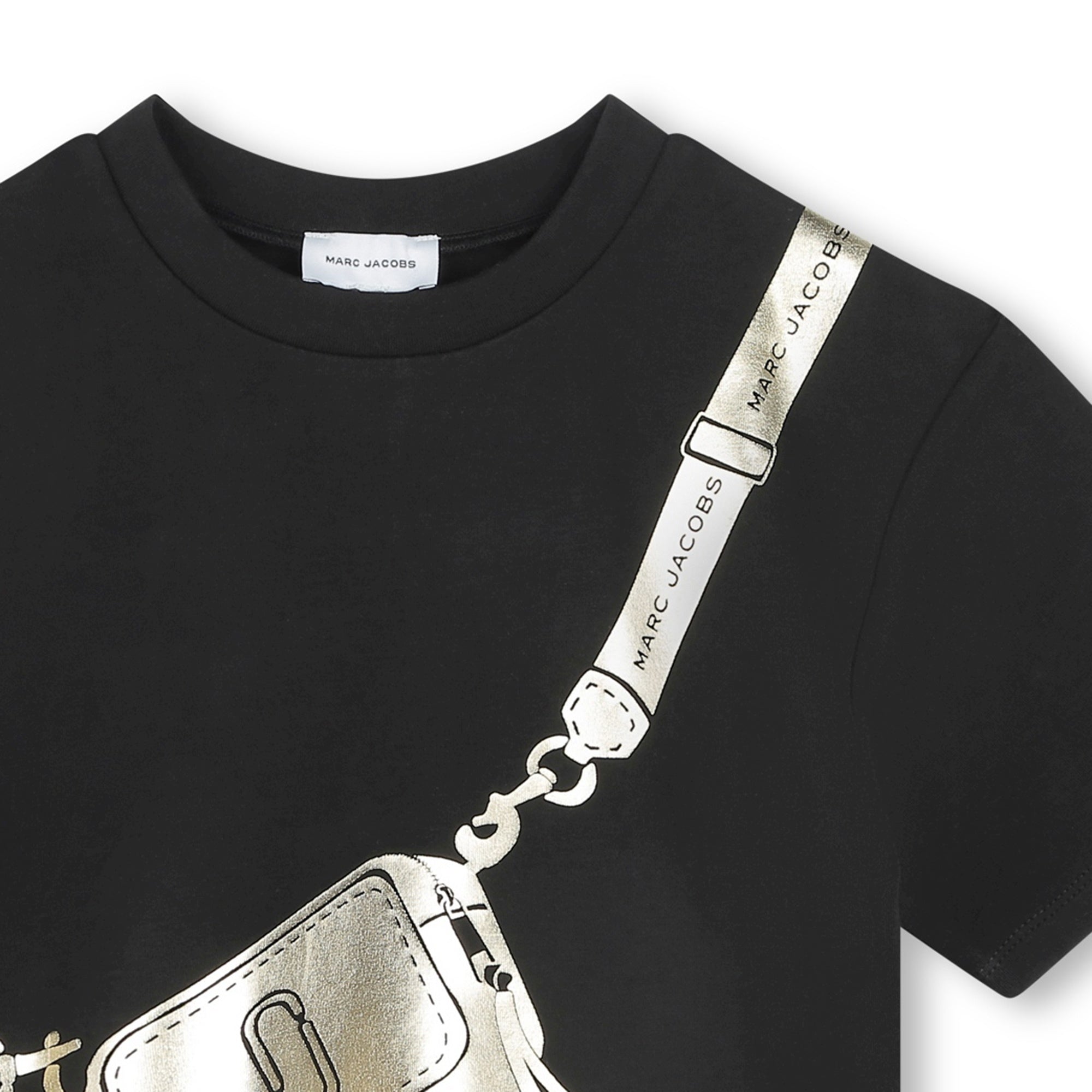 T - SHIRT NERA CON STAMPA MARC JACOBS - Angel Luxury