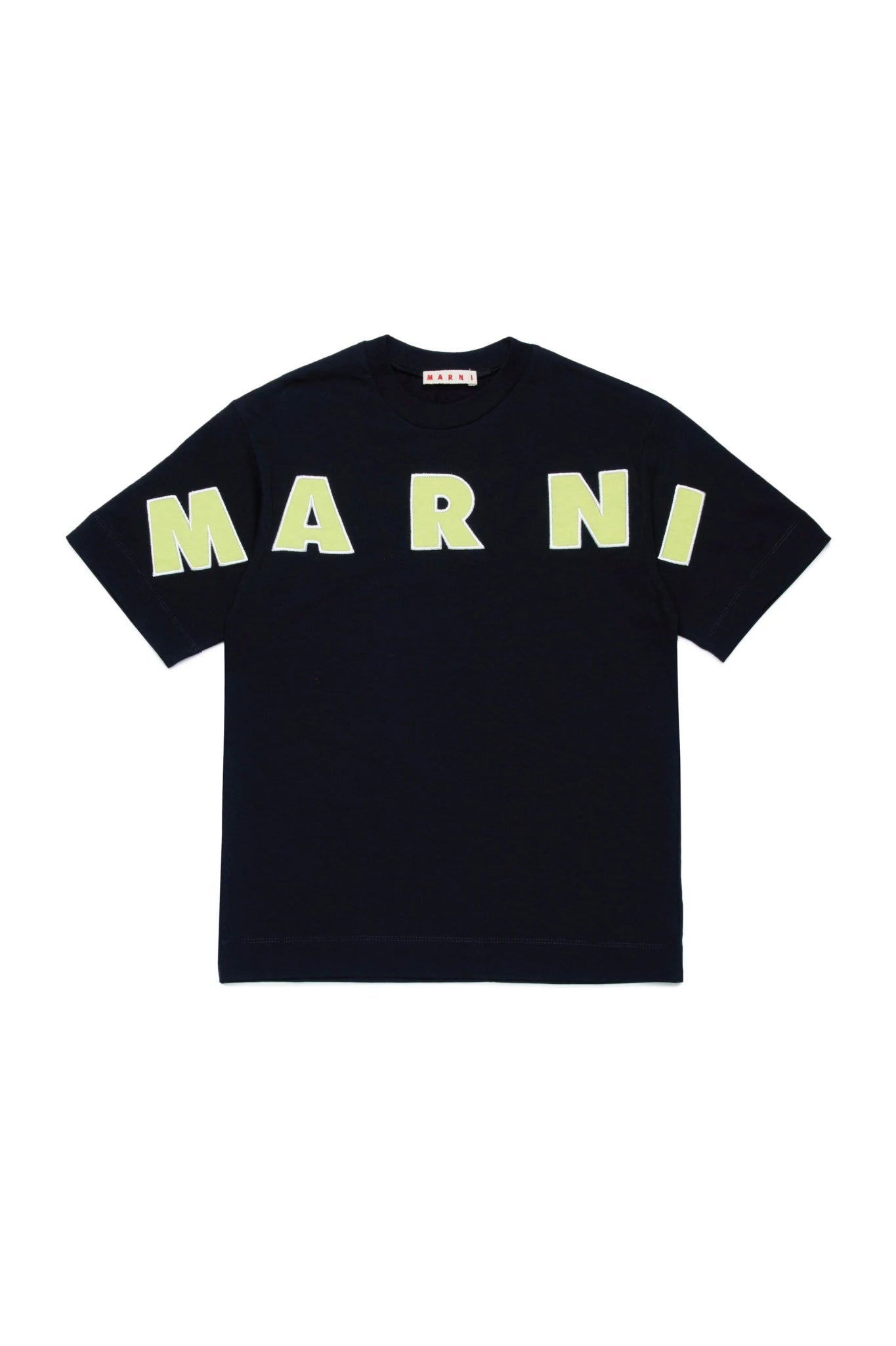 T - SHIRT NERA CON STAMPA MARNI - Angel Luxury