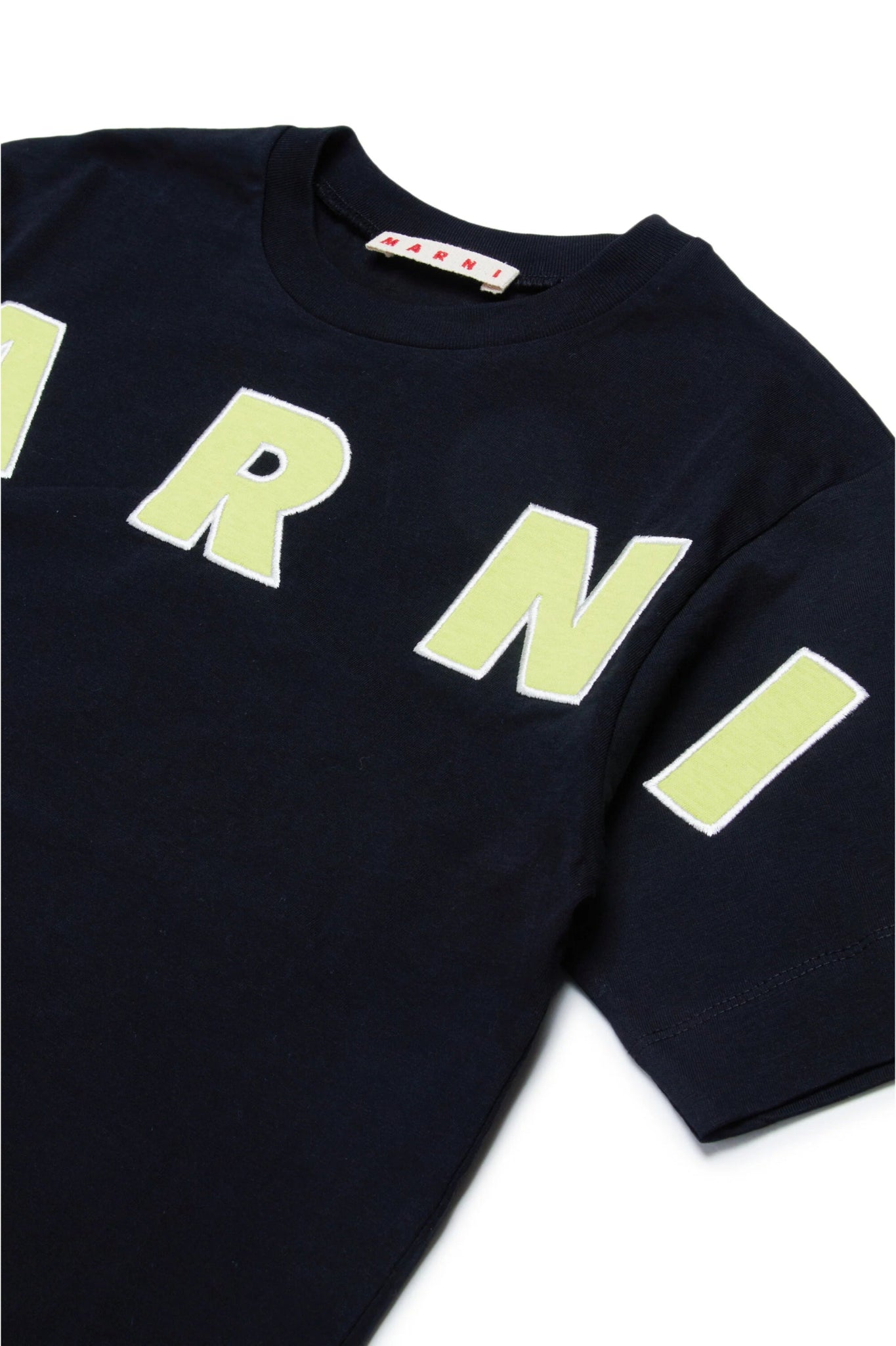 T - SHIRT NERA CON STAMPA MARNI - Angel Luxury