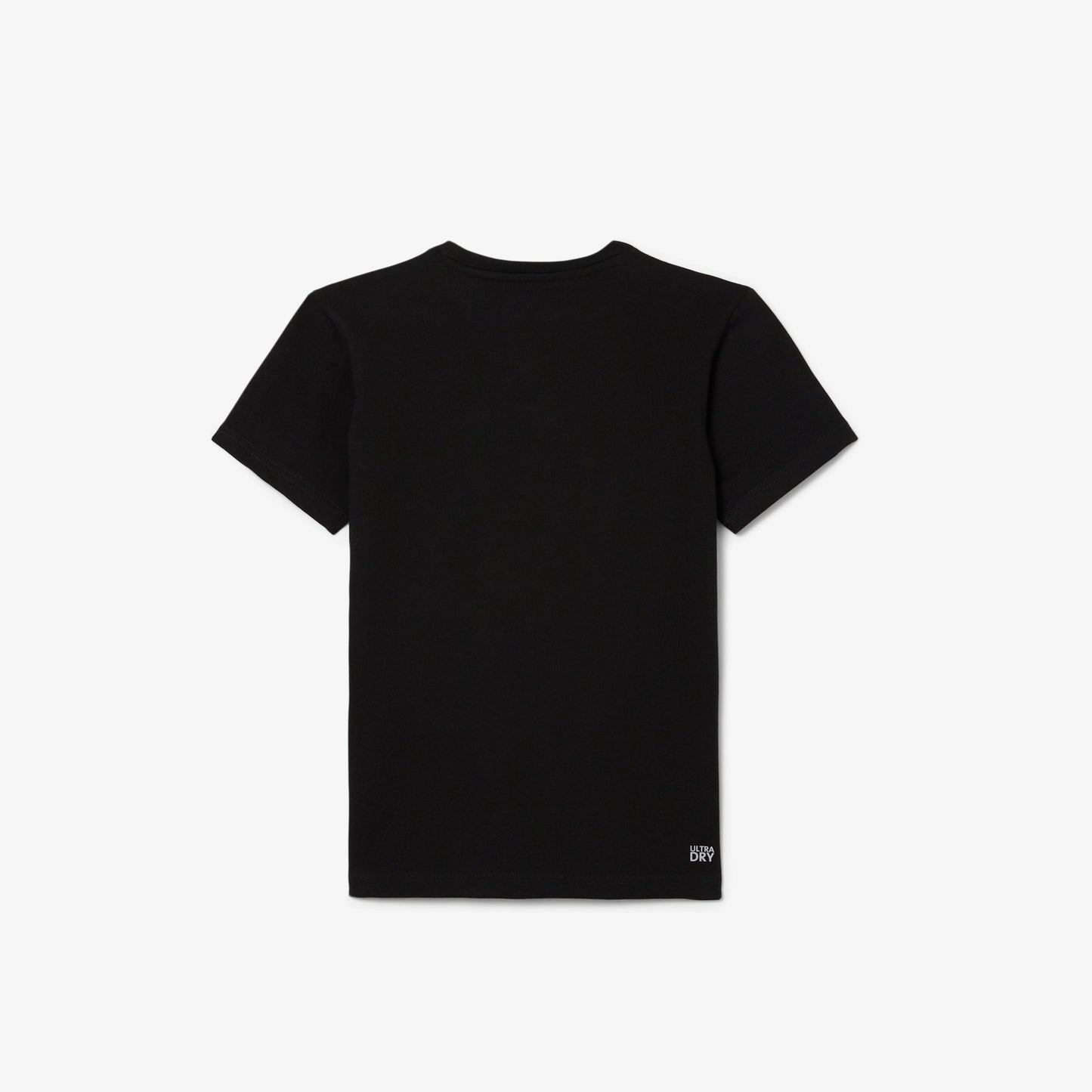 T - SHIRT NERA LOGO LACOSTE - Angel Luxury