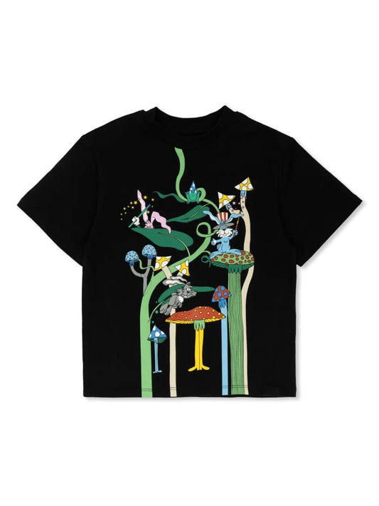 T - SHIRT NERA MAGIA STELLA MCCARTNEY - Angel Luxury
