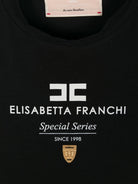 T - SHIRT NERO/AVORIO ELISABETTA FRANCHI - Angel Luxury