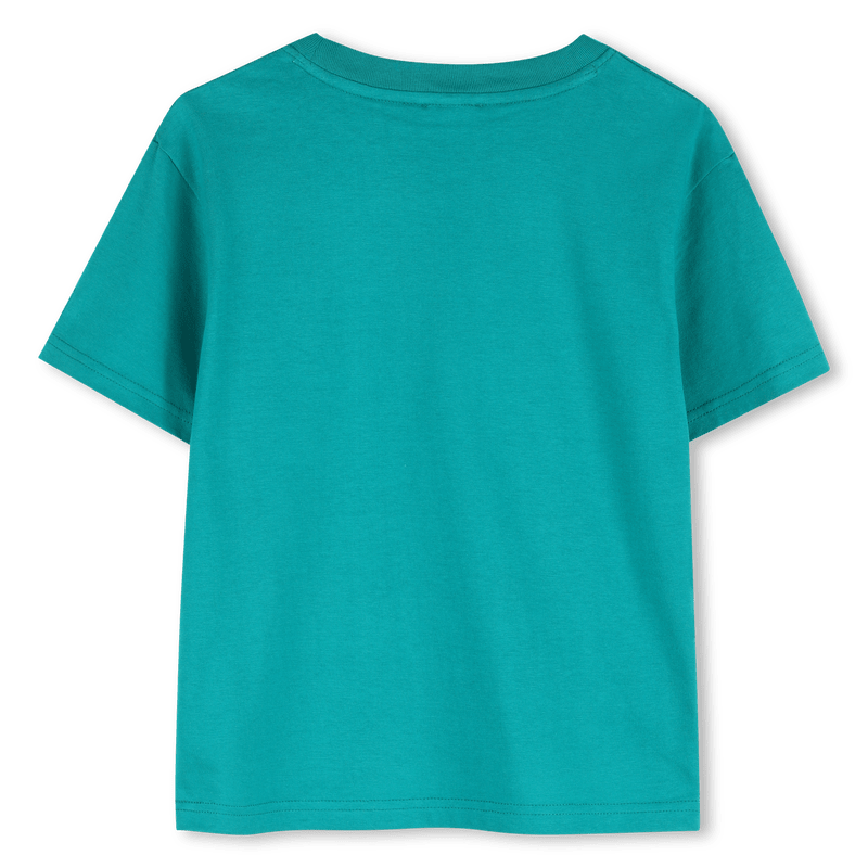 T - SHIRT OLIVA CON LOGO TENNIS CLUB KIDS AROUND - Angel Luxury