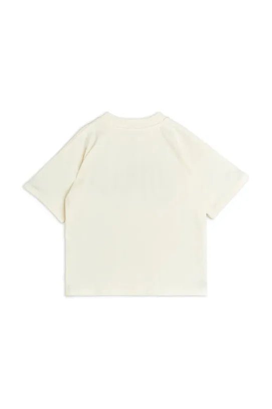 T - SHIRT PANNA CON CAMALEONTE VERDE MINI RODINI - Angel Luxury