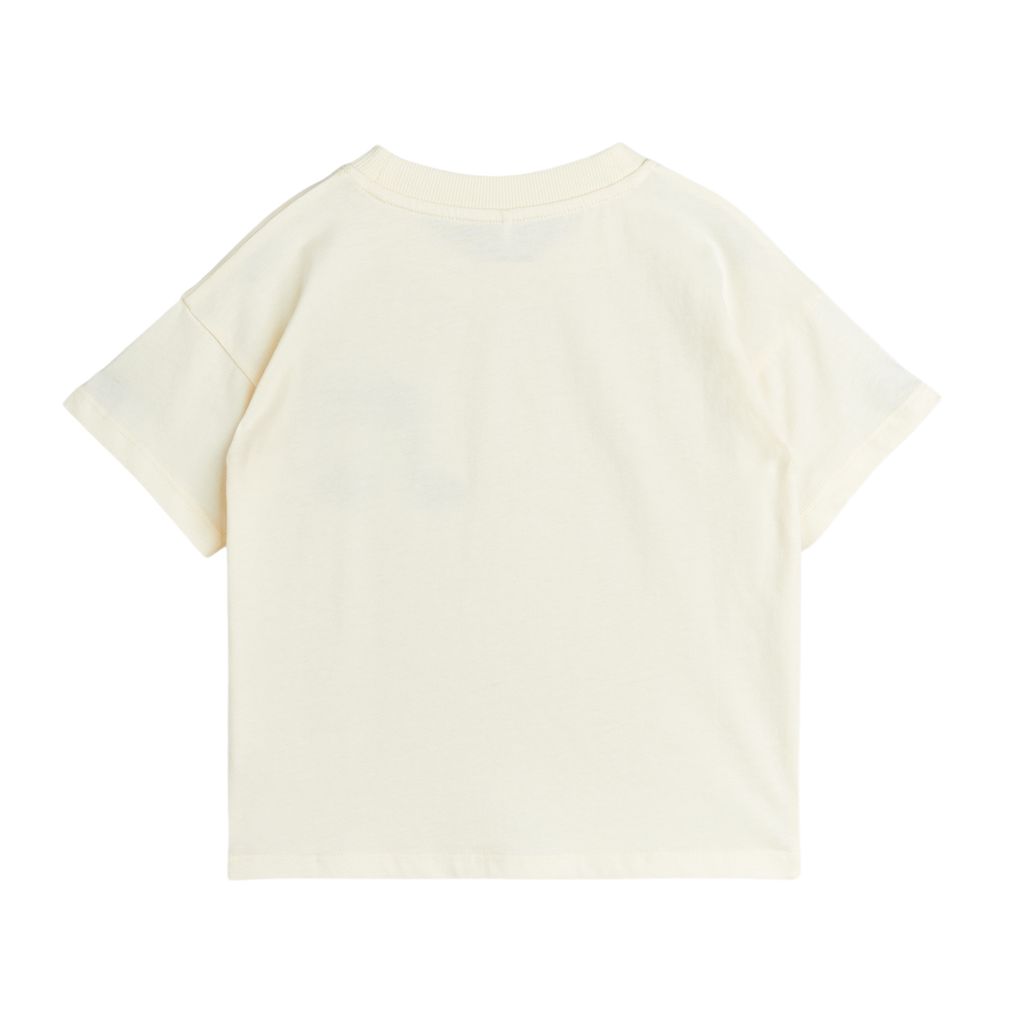 T - SHIRT PANNA CON NOTA MUSICALE IN SPUGNA MINI RODINI - Angel Luxury