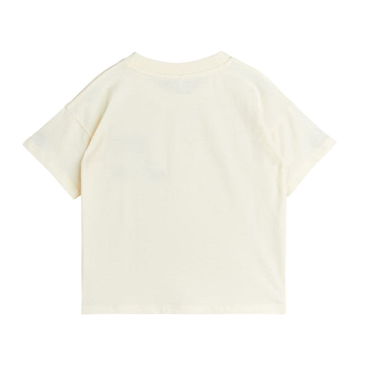 T - SHIRT PANNA CON NOTA MUSICALE IN SPUGNA MINI RODINI - Angel Luxury