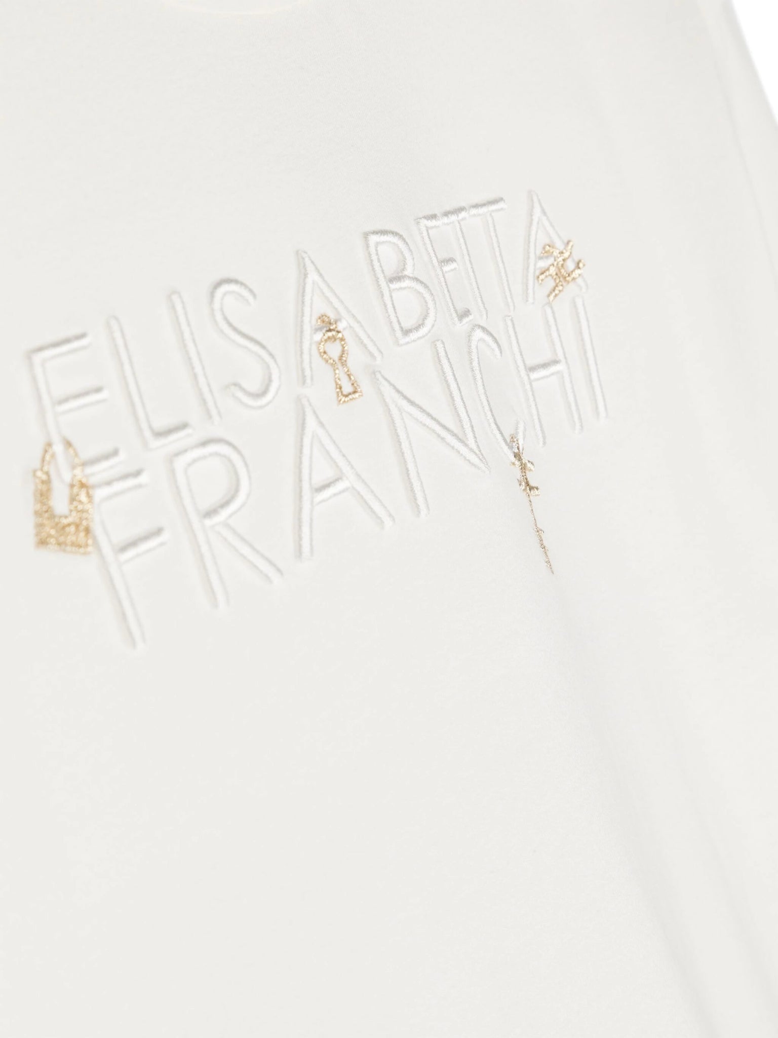 T-SHIRT PANNA ELISABETTA FRANCHI - Angel Luxury