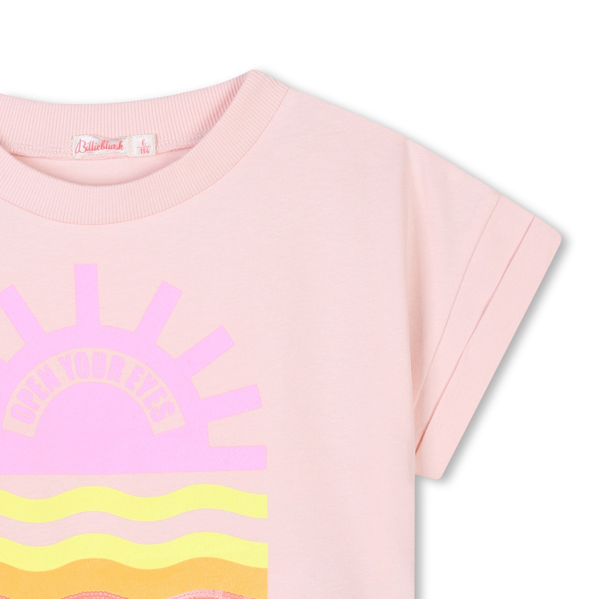 T - SHIRT ROSA COL SOLE BILLIEBLUSH - Angel Luxury