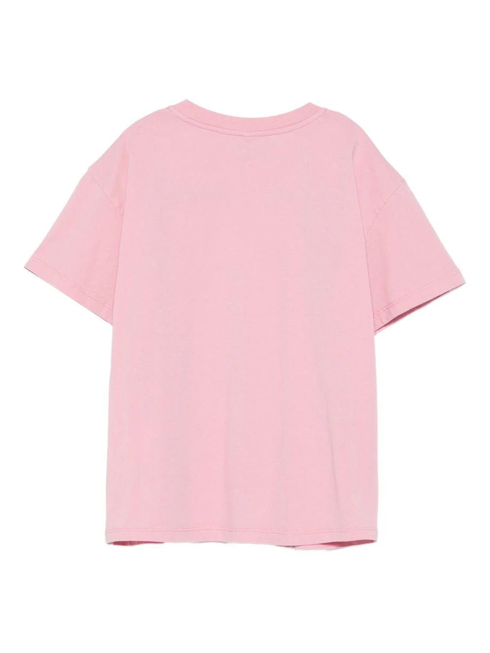 T - SHIRT ROSA CON LOGO BIANCO STELLA MCCARTNEY - Angel Luxury