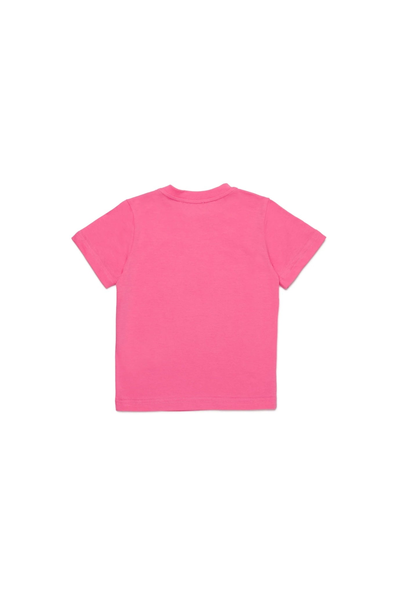 T-SHIRT ROSA CON LOGO GIALLO DIESEL - Angel Luxury