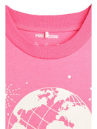 T - SHIRT ROSA CON STAMPA MINI RODINI - Angel Luxury