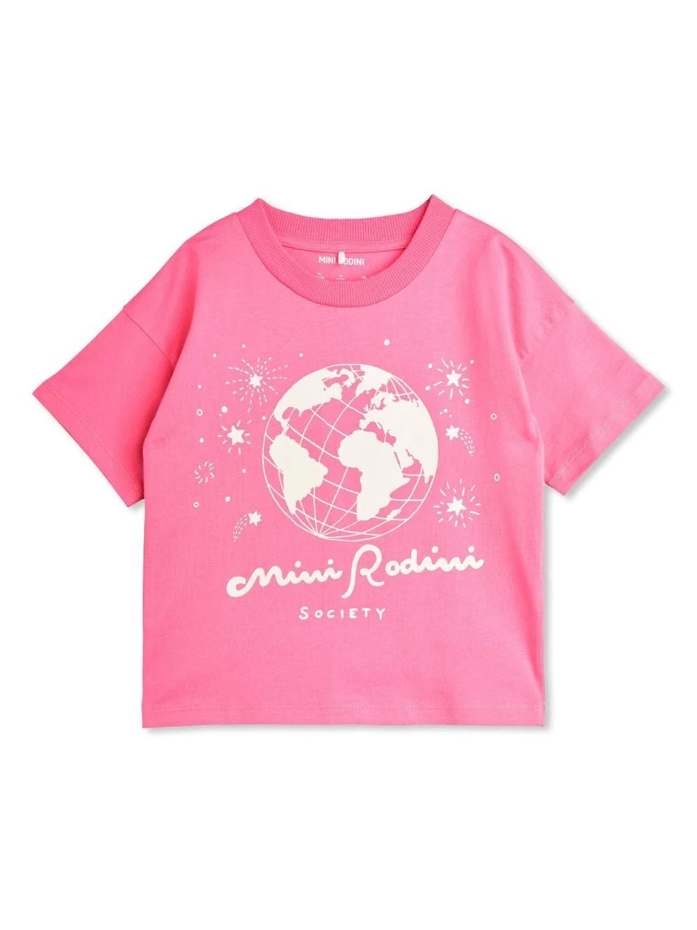 T - SHIRT ROSA CON STAMPA MINI RODINI - Angel Luxury