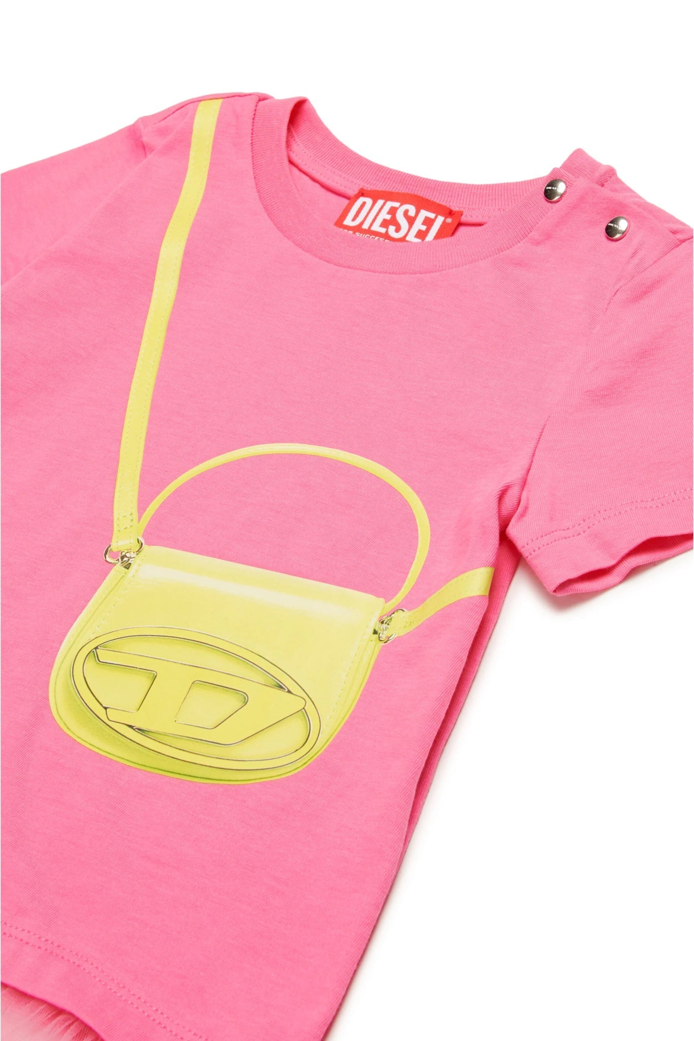 T - SHIRT ROSA DIESEL - Angel Luxury