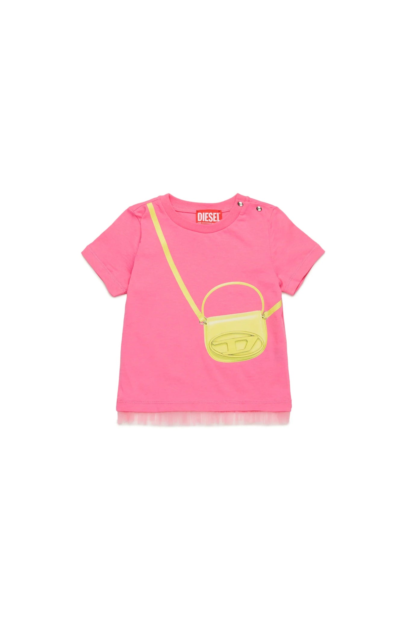 T - SHIRT ROSA DIESEL - Angel Luxury