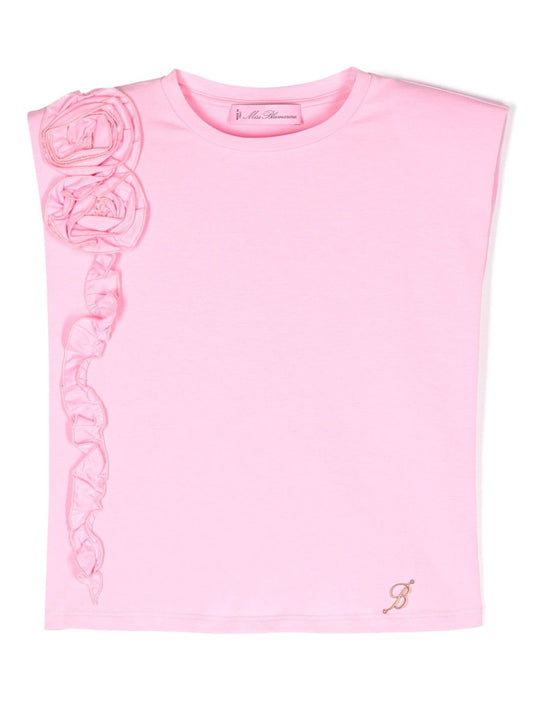 T - SHIRT ROSA MISS BLUMARINE - Angel Luxury