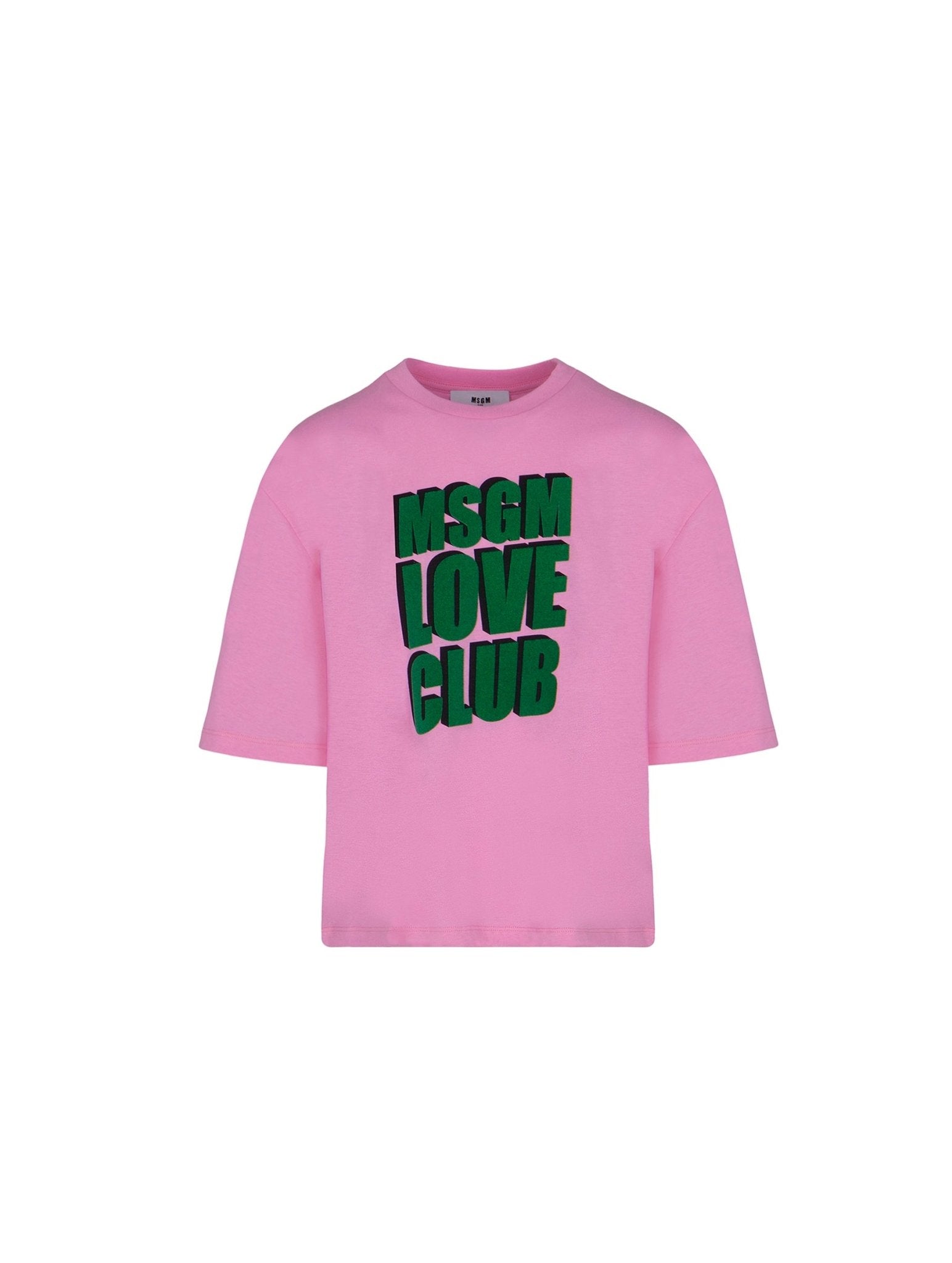 T - SHIRT ROSA MSGM - Angel Luxury