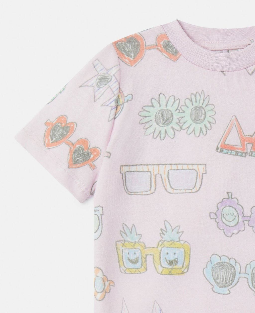 T - SHIRT ROSA OCCHIALI STELLA - Angel Luxury