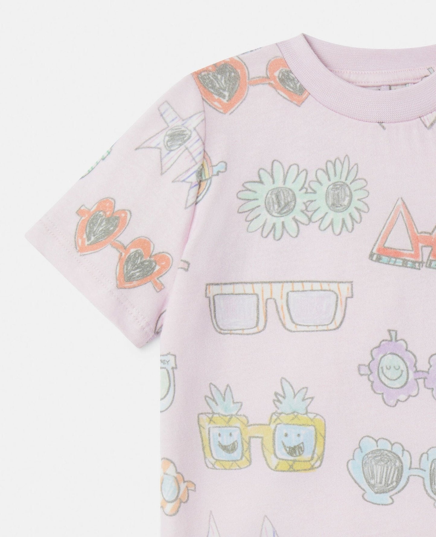 T - SHIRT ROSA OCCHIALI STELLA - Angel Luxury