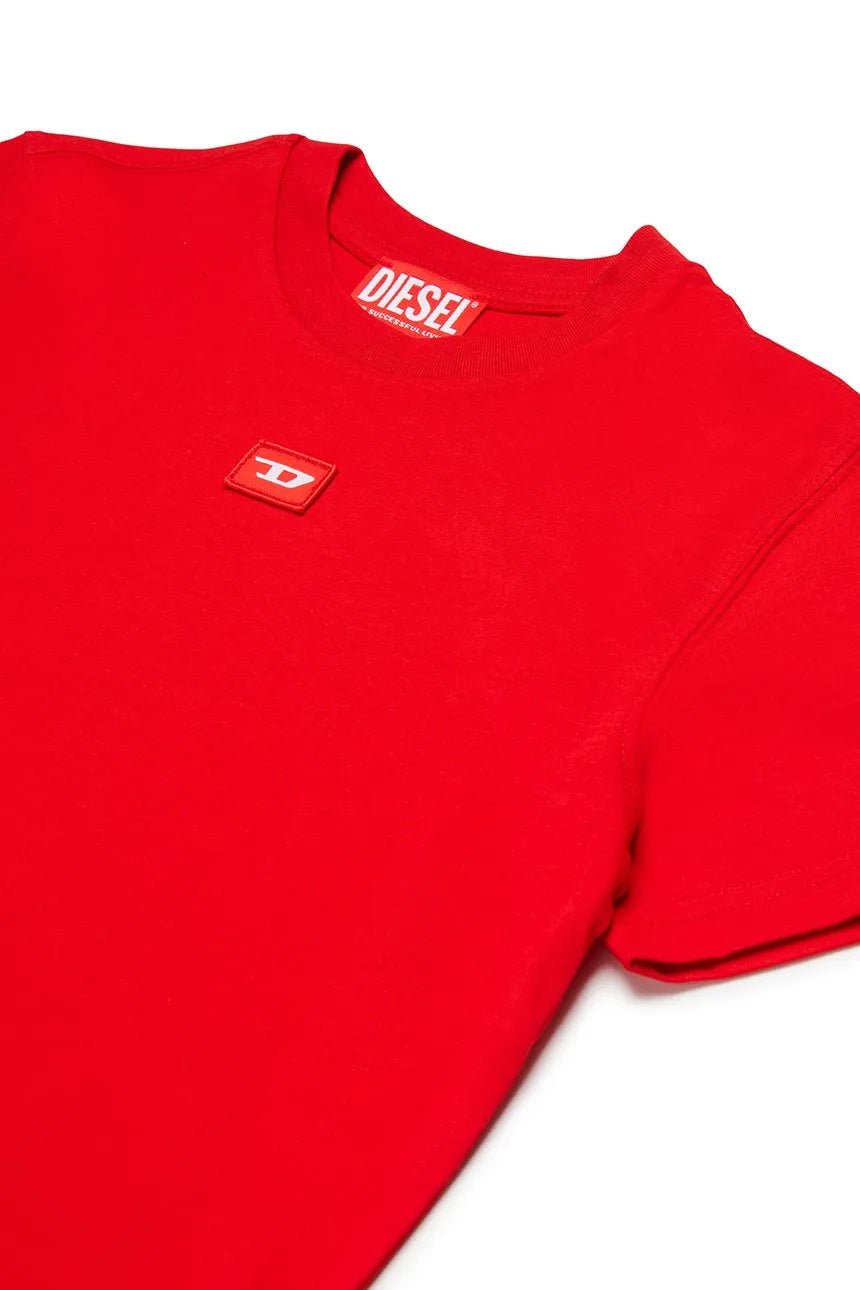 T - SHIRT ROSSA CON LOGO ROSSO DIESEL - Angel Luxury