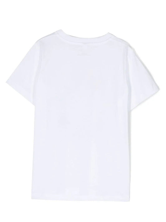 T - SHIRT SCRITTA MULTICOLOR STELLA MCCARTNEY - Angel Luxury