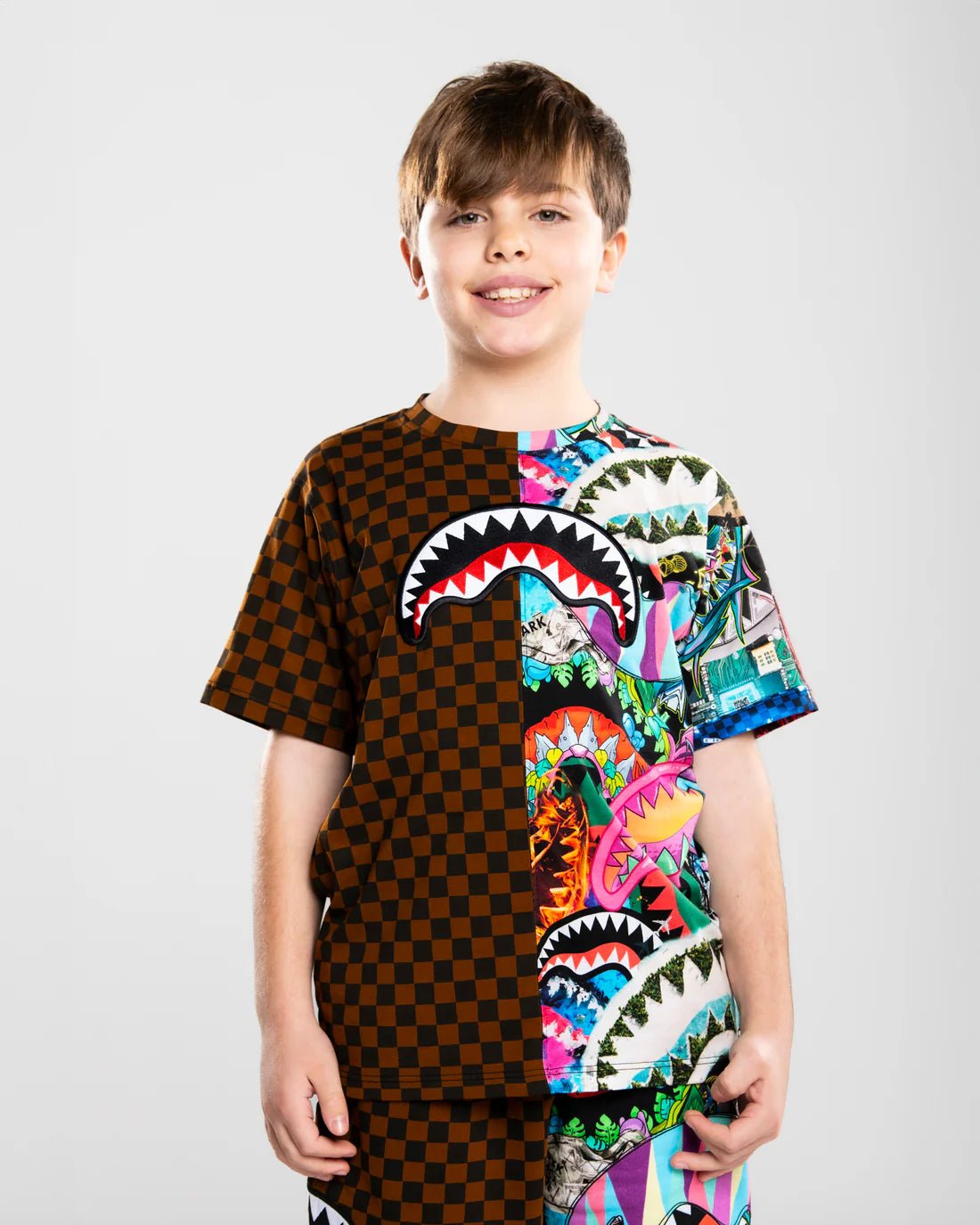 T - SHIRT SHARKS SPLIT SPRAYGROUND - Angel Luxury