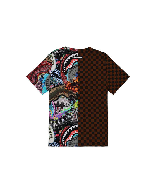 T - SHIRT SHARKS SPLIT SPRAYGROUND - Angel Luxury