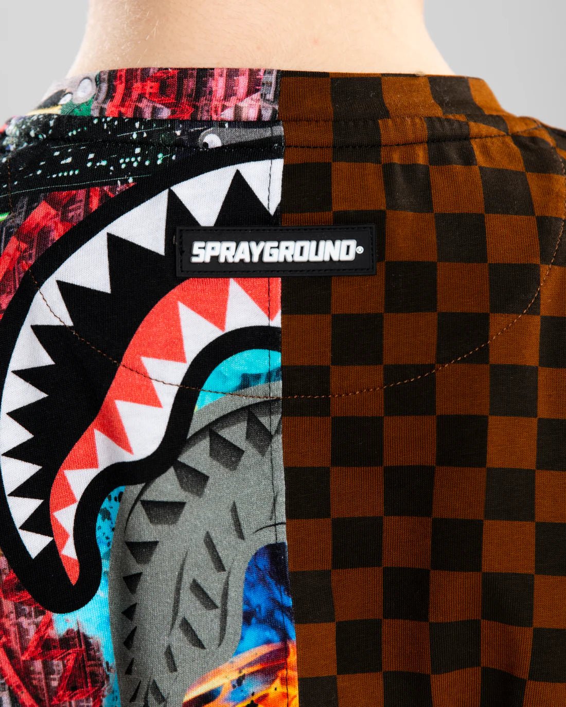 T - SHIRT SHARKS SPLIT SPRAYGROUND - Angel Luxury