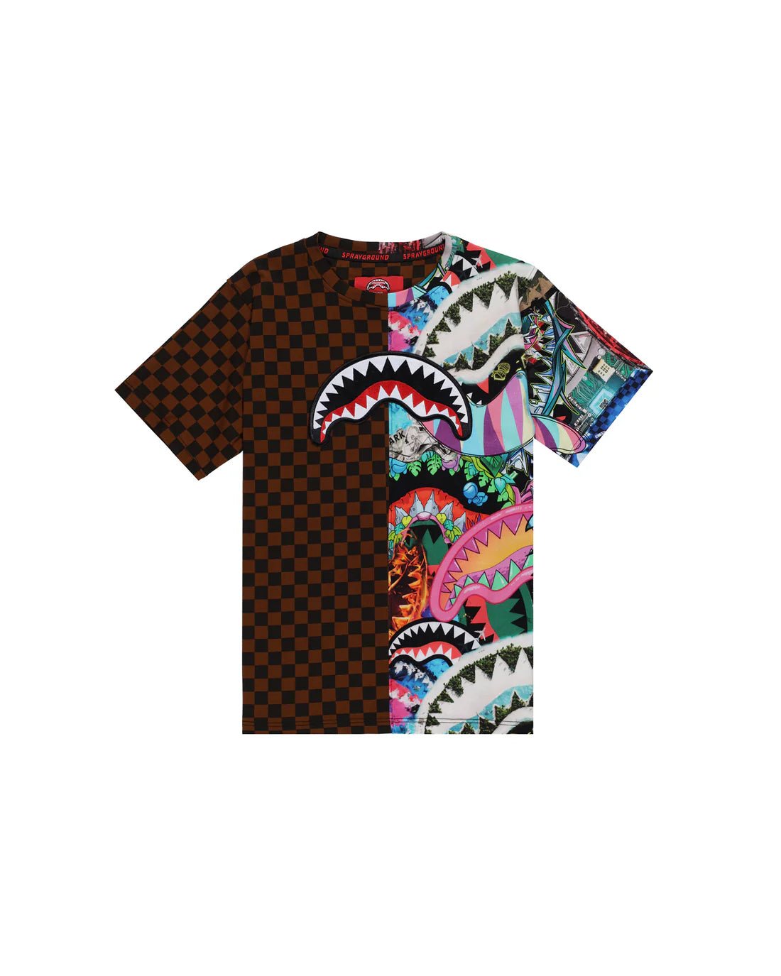 T - SHIRT SHARKS SPLIT SPRAYGROUND - Angel Luxury