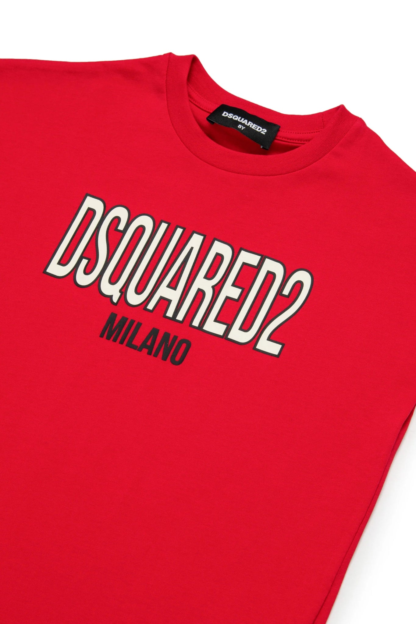 T - SHIRT SMANICATA ROSSA DSQUARED2 - Angel Luxury