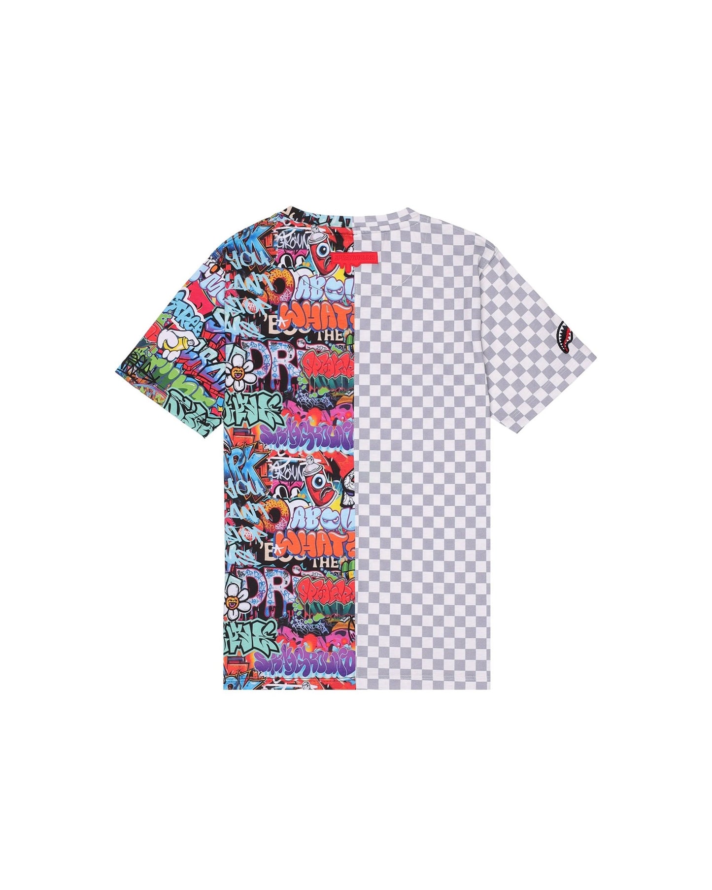 T - SHIRT SPRAYGROUND CON GRAFFITI MULTICOLOR - Angel Luxury